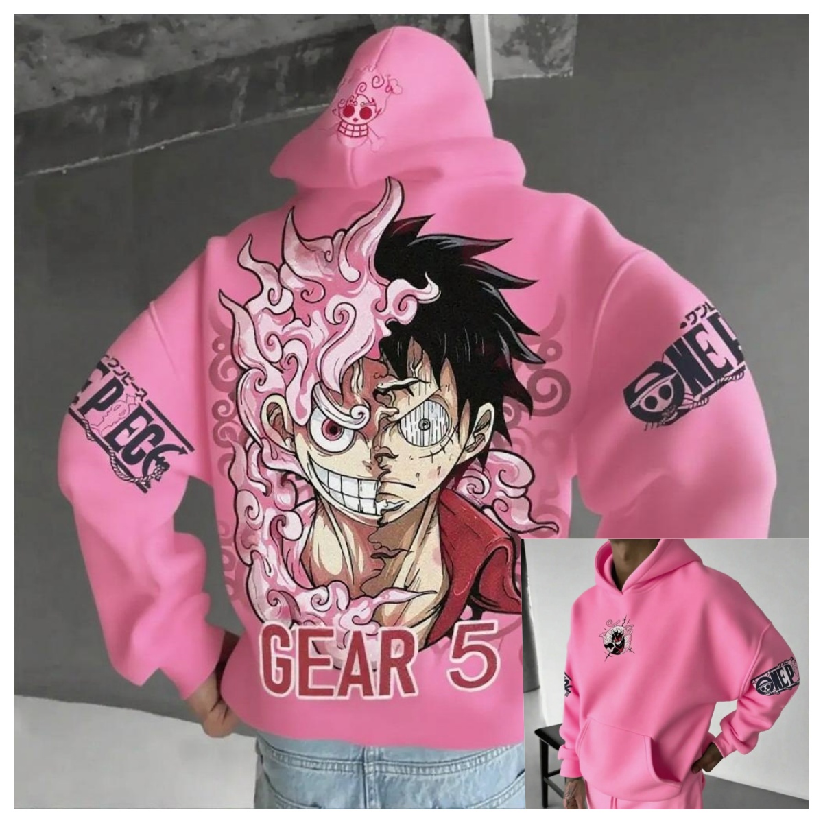 Running Gear Winter Men - Men Women Pink Loose Hoodie One