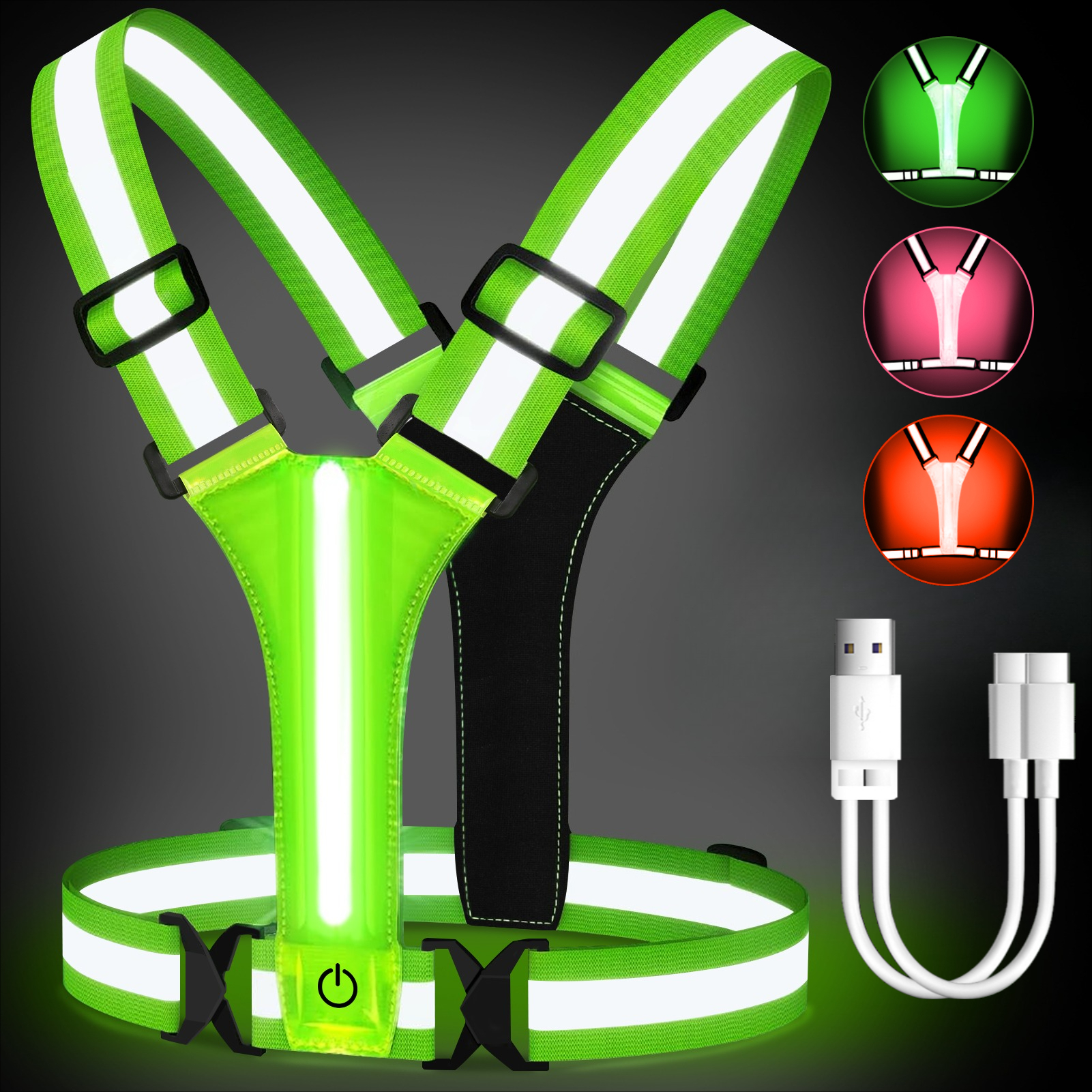 Running Gear Winter Men - Outdoor Night Walking Safety Vests Highlight