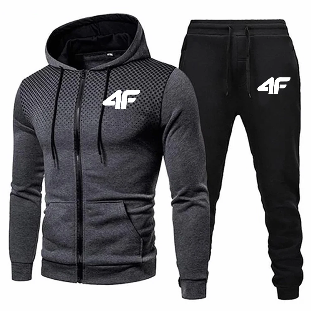 Running Gear Men - Autumn Winter Mens Tracksuit Jogging Sweatpants