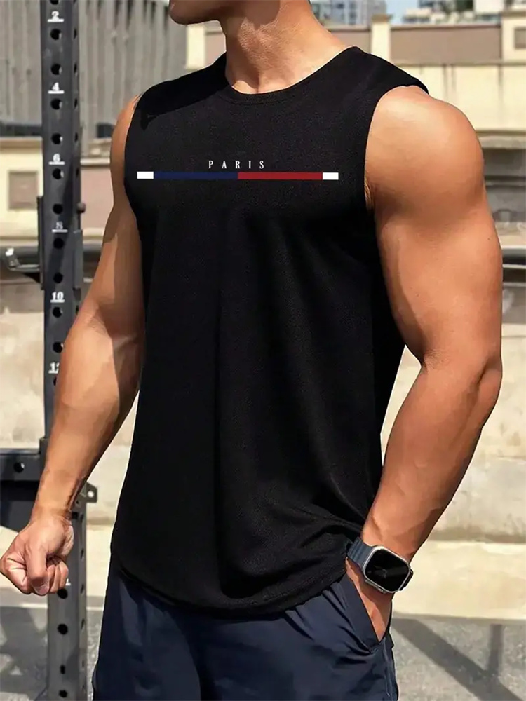 Summer new men's round neck ve - Running Gear Youth recensione e prezzo