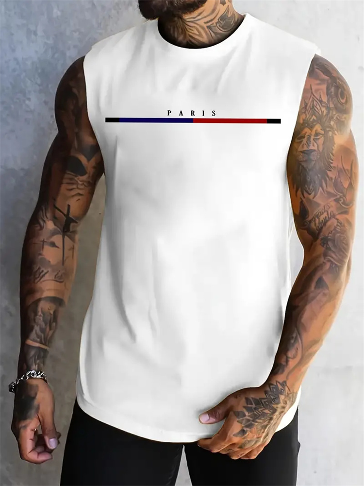 Summer new men's round neck ve - Running Gear Youth recensione e prezzo