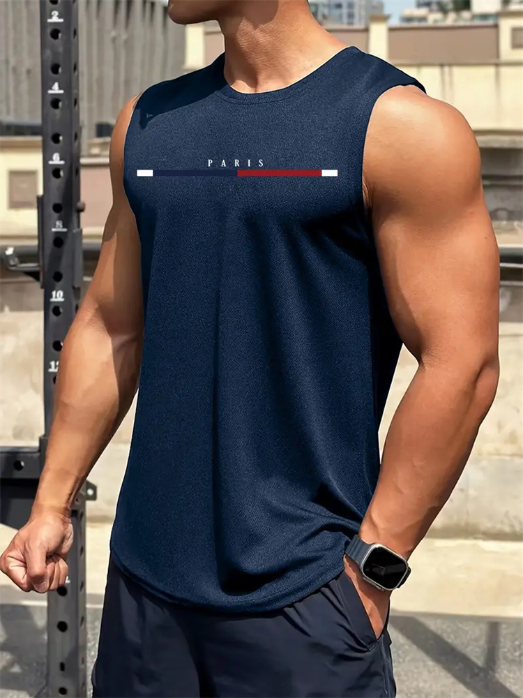 Summer new men's round neck ve - Running Gear Youth recensione e prezzo
