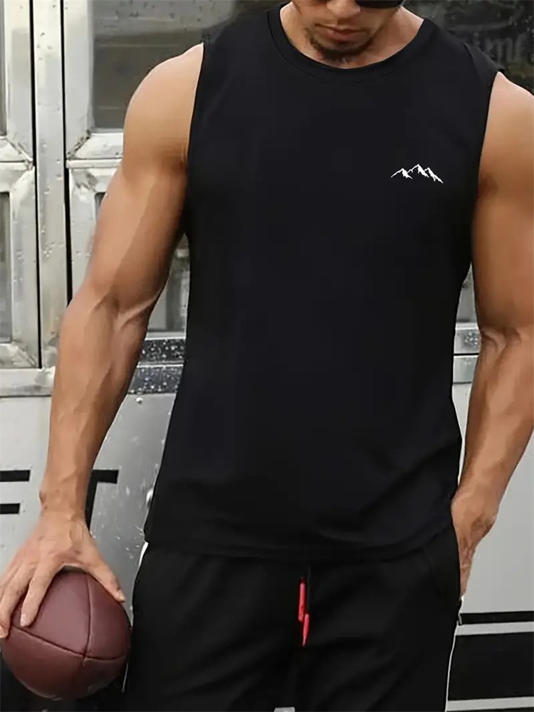 Summer new men's round neck ve - Running Gear Youth recensione e prezzo