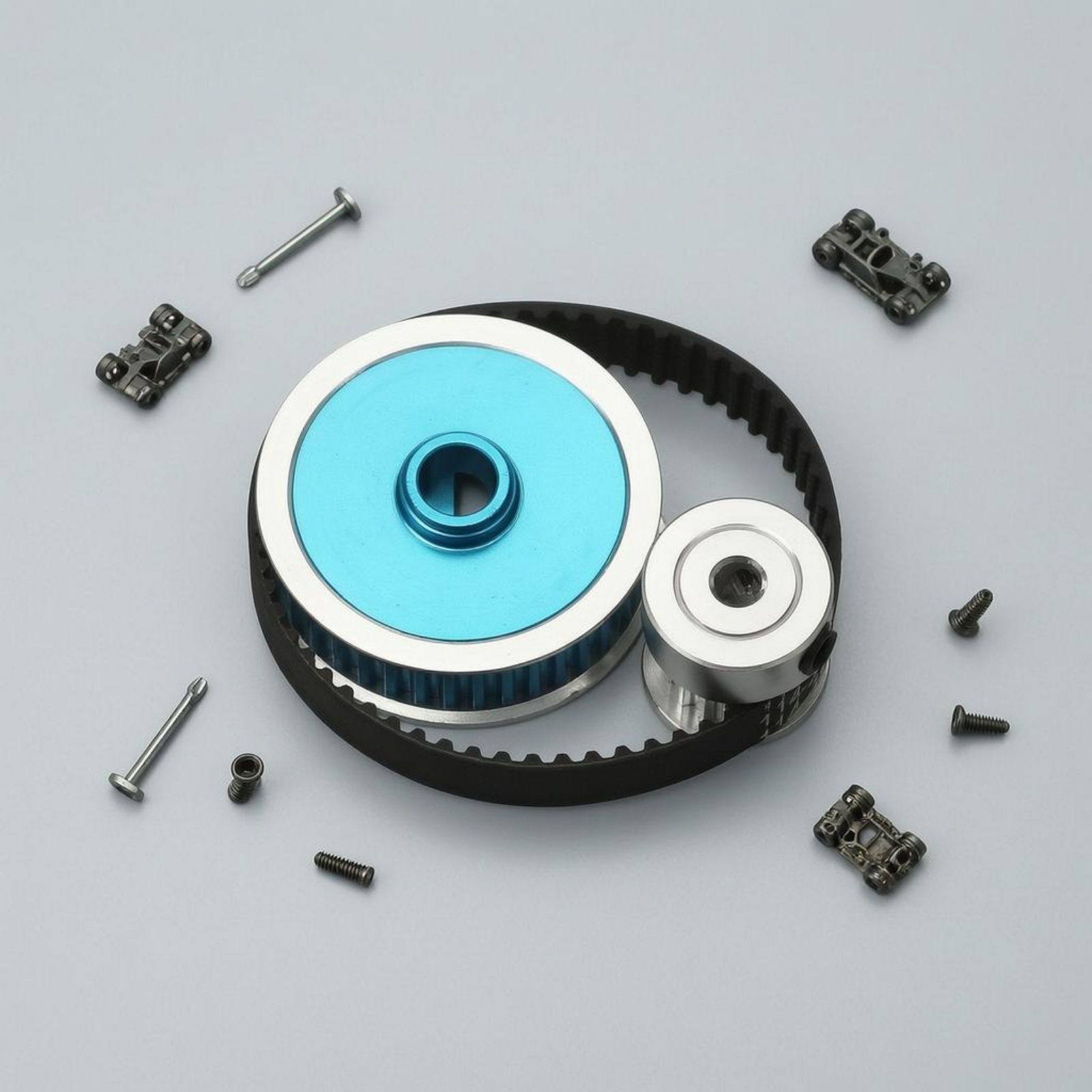 TT02 Belt Drive Blue Anodized  - Running Gear Car recensione e prezzo