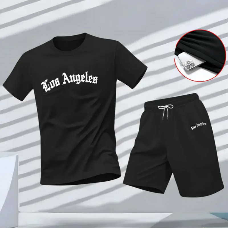 Men's Los Angeles Letter Print - Running Gear Men recensione e prezzo