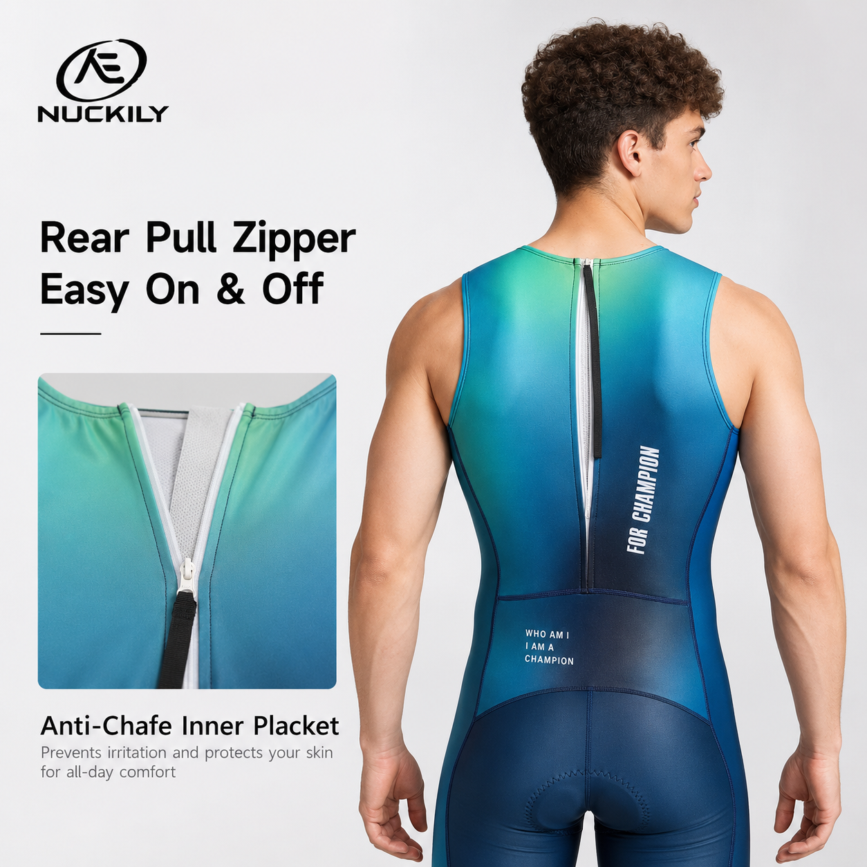 NUCKILY Triathlon Suit Sleevel - Running Gear Youth recensione e prezzo