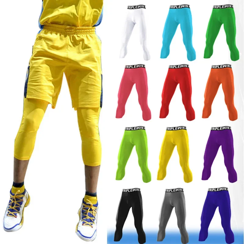 Men GYM Capri Running Tights P - Running Gear Men recensione e prezzo