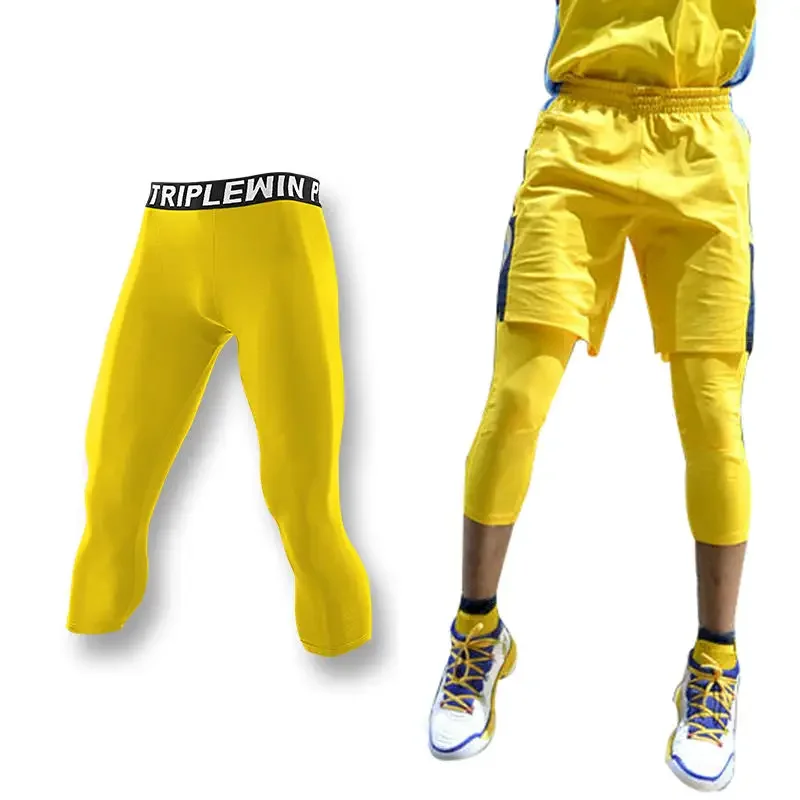 Men GYM Capri Running Tights P - Running Gear Men recensione e prezzo