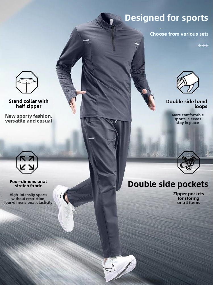 Men's Running Sport Suit Long  - Running Gear Youth recensione e prezzo
