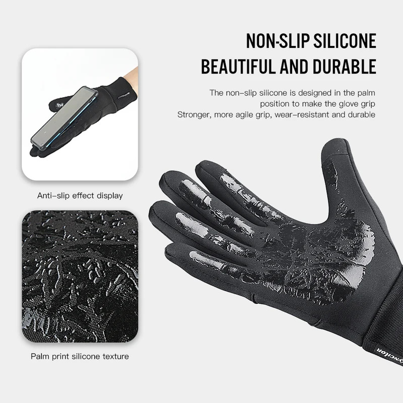 Winter Cycling Gloves for Men  - Running Gear Winter Men recensione e prezzo