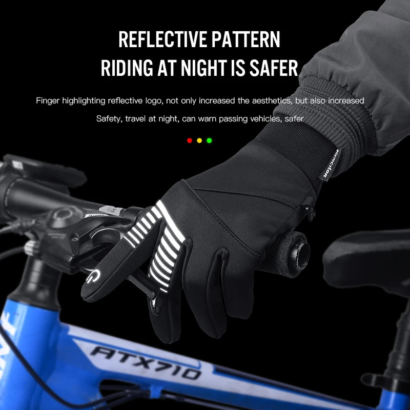 Winter Cycling Gloves for Men  - Running Gear Winter Men recensione e prezzo