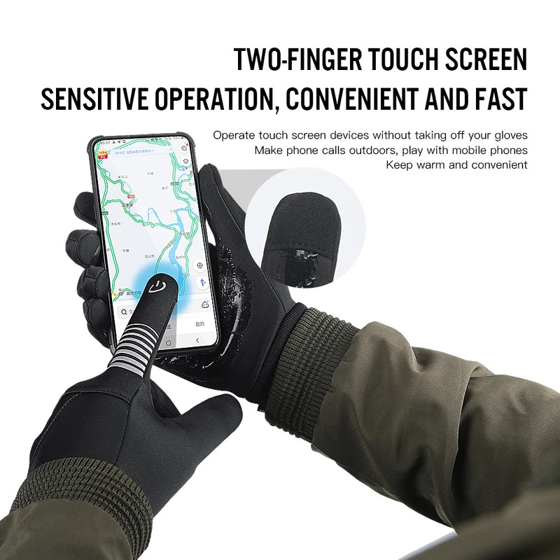 Winter Cycling Gloves for Men  - Running Gear Winter Men recensione e prezzo